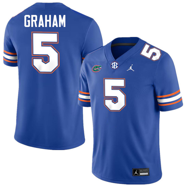 #5 Myles Graham Gators Jersey,Florida Gators College Football Jerseys Stitched-Royal  #5 Myles Graham Gators Jersey,Florida Gators College Football Jerseys Stitched-Royal
